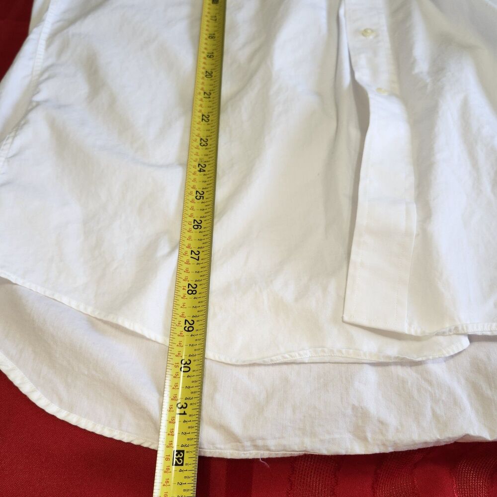 Tommy Hilfiger White Button Shirt Mens XL Vintage 2006 Long Sleeve Cotton Y2K - Picture 8 of 12